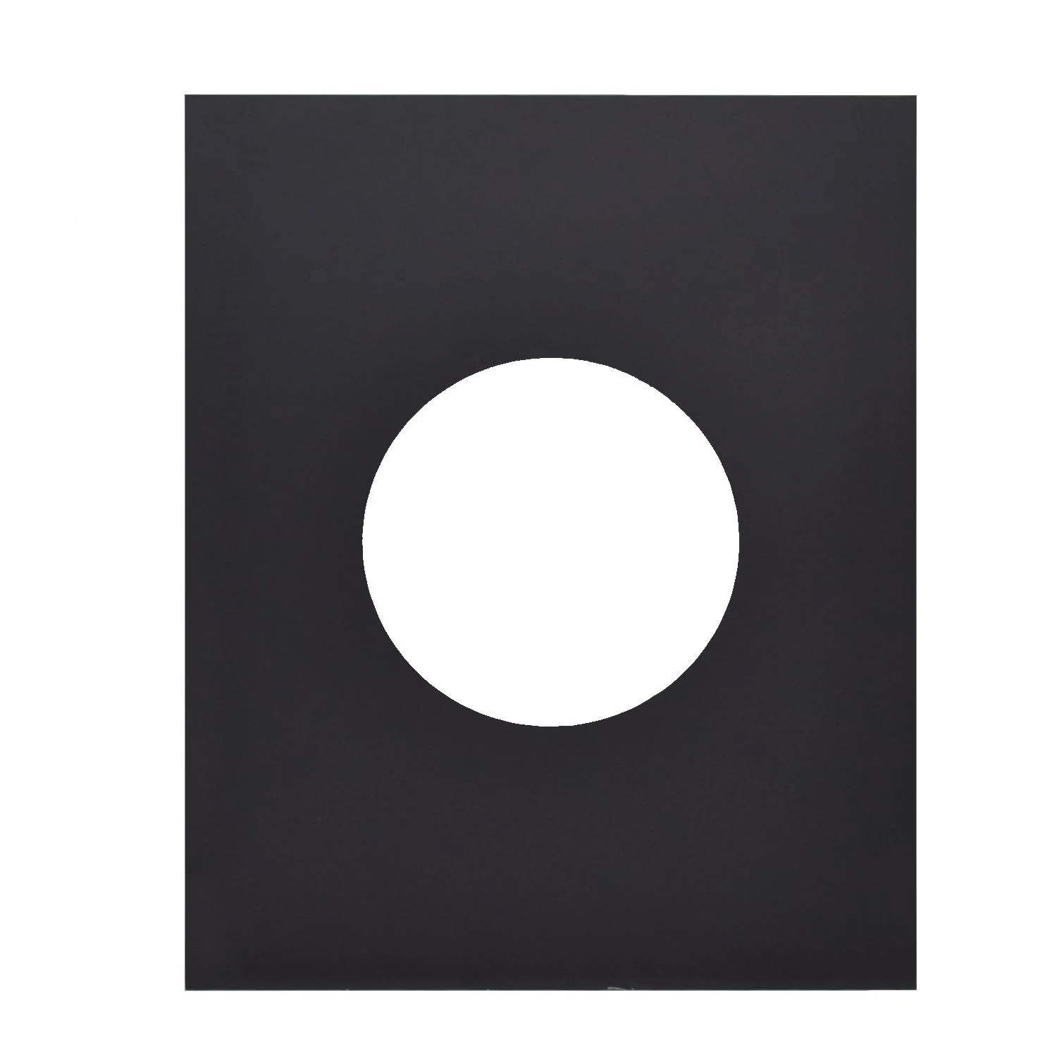 6" RSF Wall Plate, Black