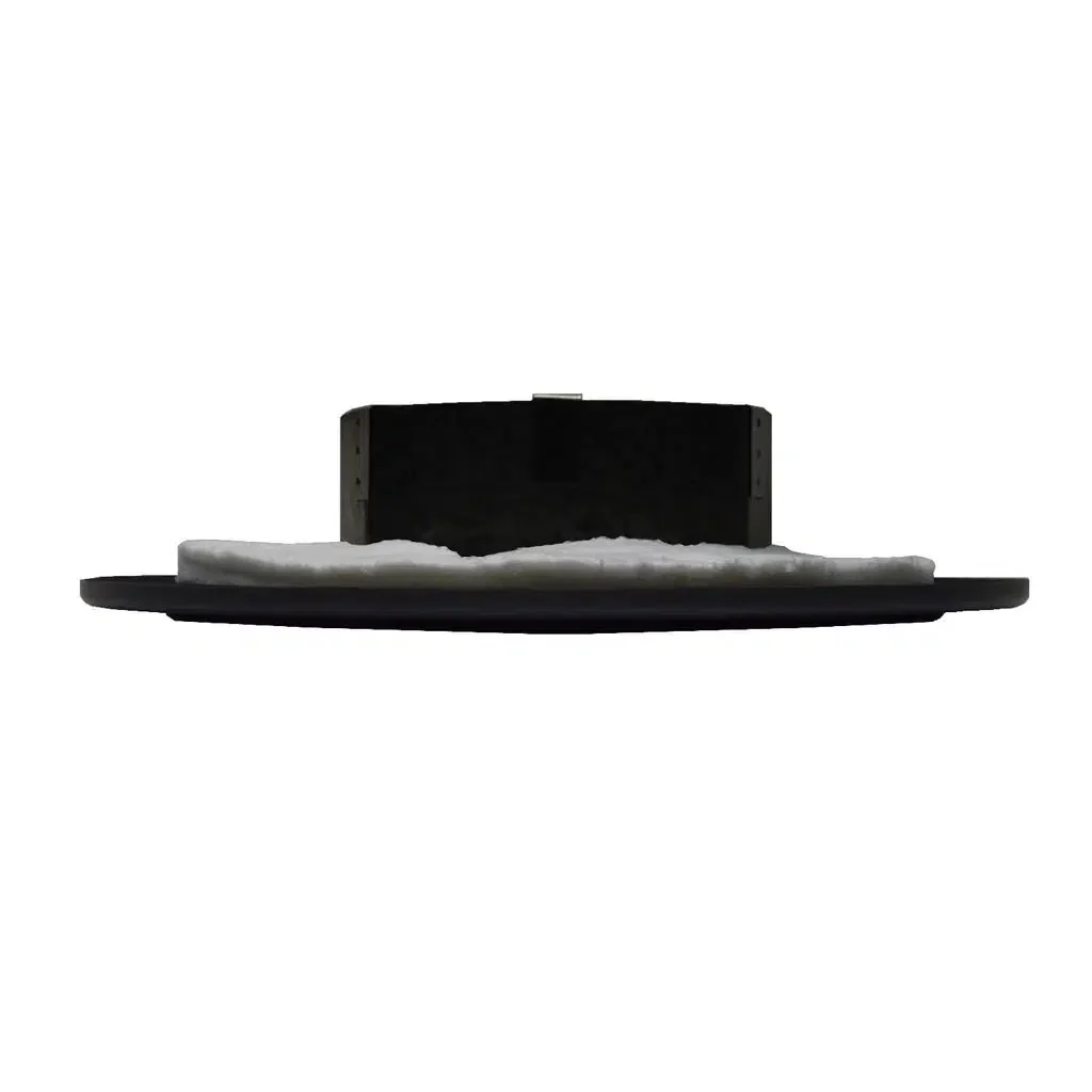 7" Two Storey Wall Penetration Room Flue Kit All Black (Suits Freestanding Fireplaces) - Image 9