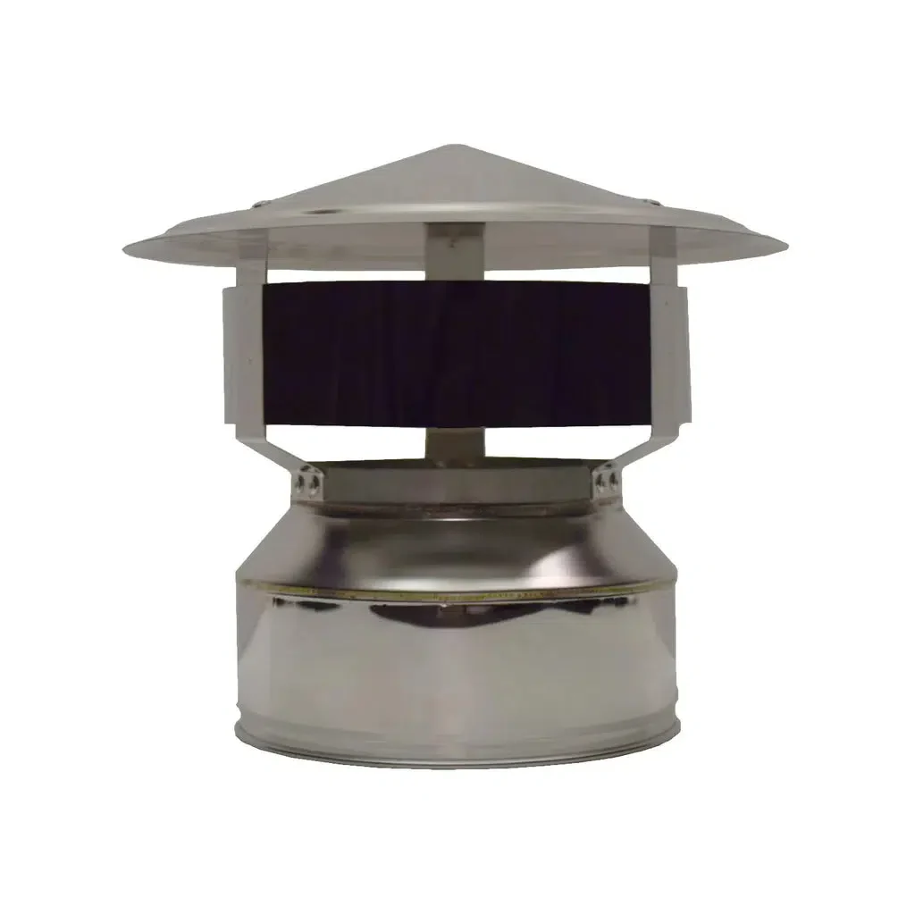 8" Two Storey Painted Floor Penetration Room Sealed Flue Kit - 3.7m (Suits Freestanding Fireplaces) - Image 8