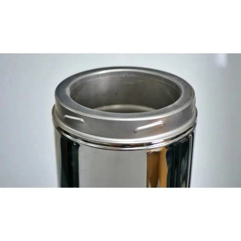 8" Two Storey Wall Penetration Flue Kit All Black (Suits Freestanding Fireplaces) - Image 3