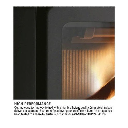 ADF Hayra 85 VB Freestanding Wood Fireplace - Image 6