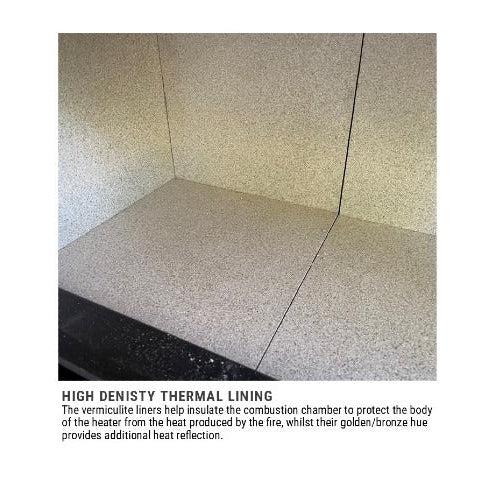 ADF Linea 100 B Freestanding Wood Fireplace - Image 9
