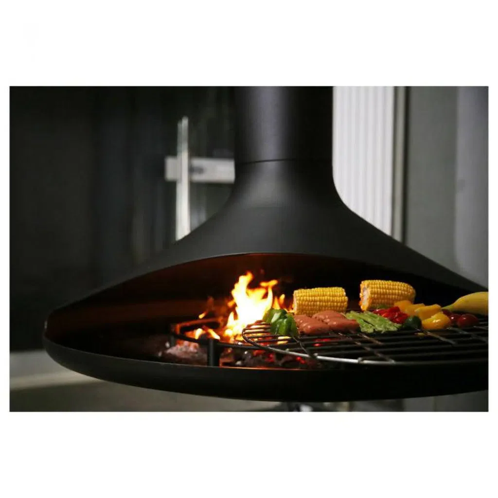 Atomo Suspended Wood Fireplace - Image 3