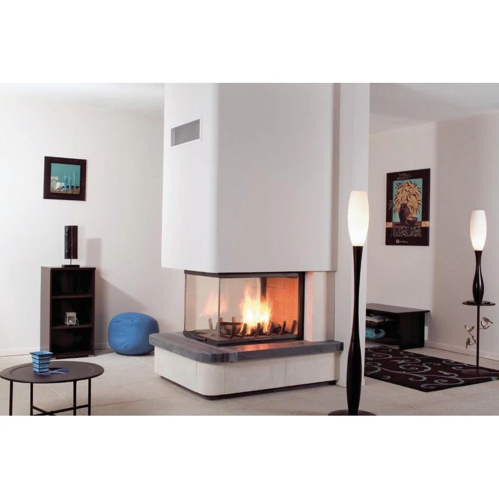 Axis EPI950 Three Sided Inbuilt Wood Fireplace With Lift & Swing Door - Image 3