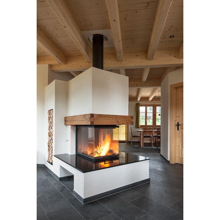 Axis EPI950 Three Sided Inbuilt Wood Fireplace With Lift & Swing Door - Image 4