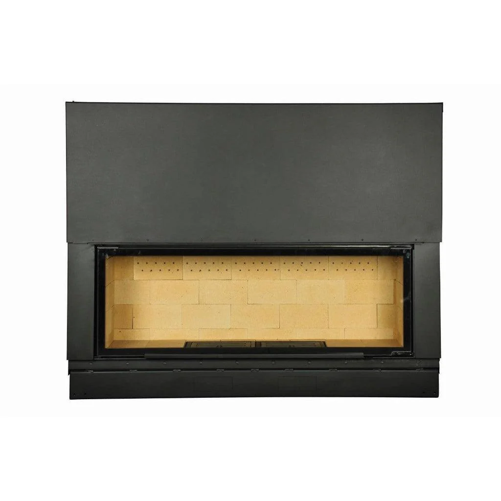 Axis H1600 Panoramic Single Sided Inbuilt Wood Fireplace With Lift & Swing Door - Image 6