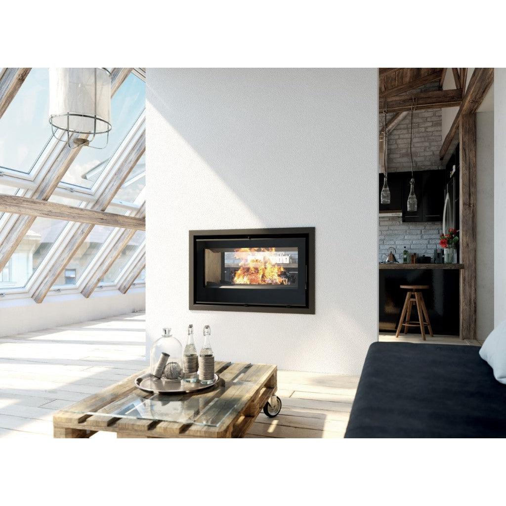 Axis I1000 Panoramic Double Sided Zero Clearance Inbuilt Wood Fireplace - Image 3