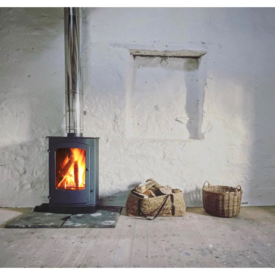 Charnwood Cove 3 Low Freestanding Wood Fireplace - Image 4