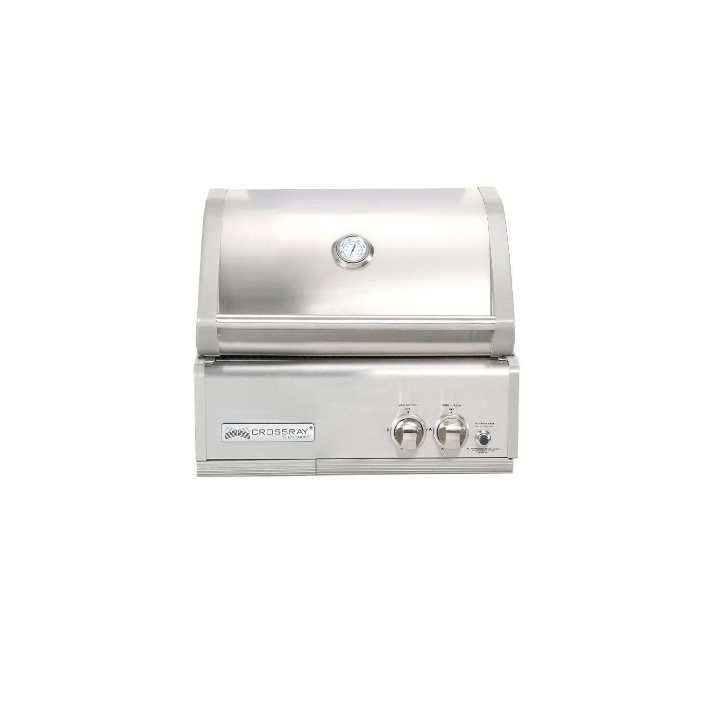 Crossray 2 Burner Gas BBQ Inbuilt