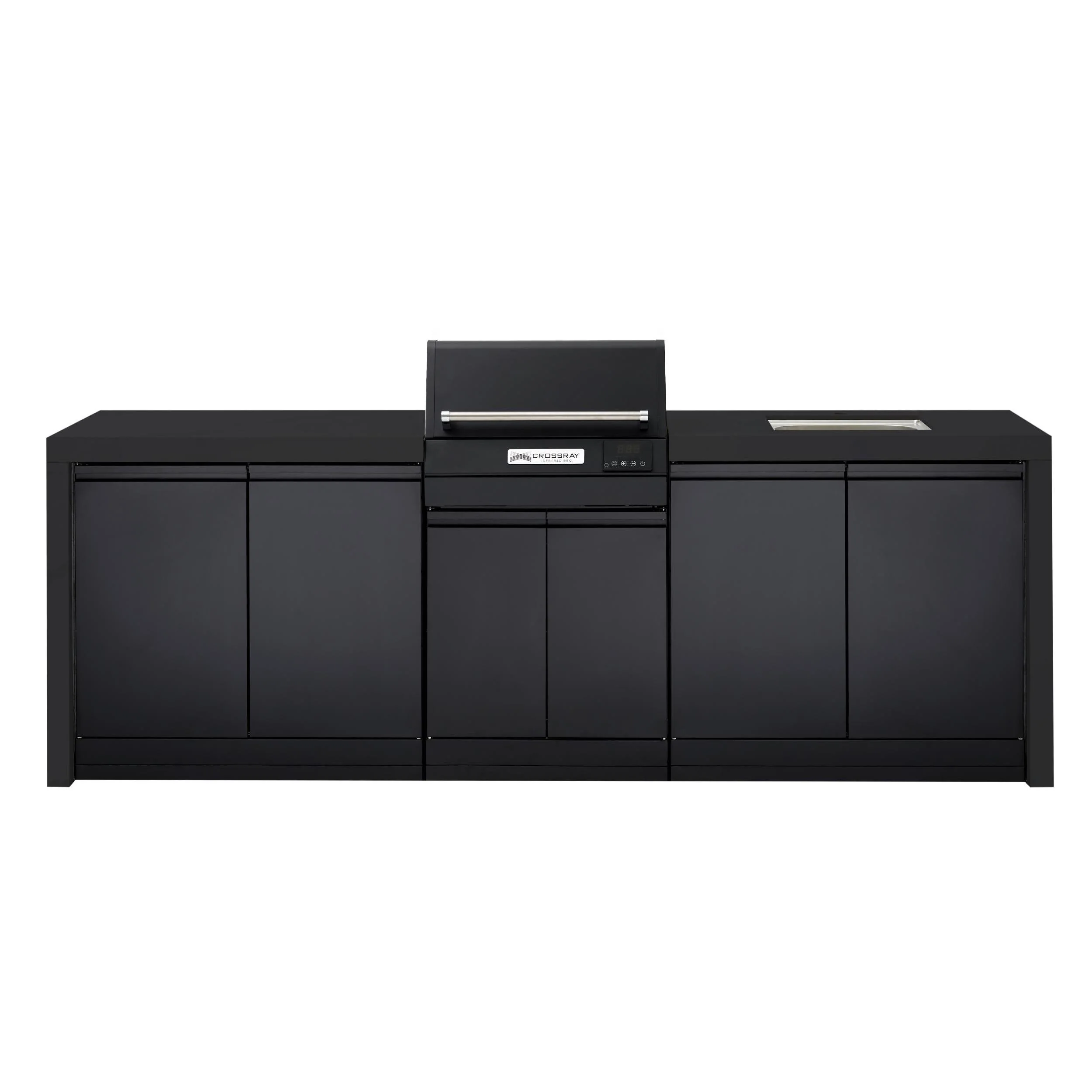 Crossray eXtreme Electric Outdoor Kitchen Black Bench - Image 3