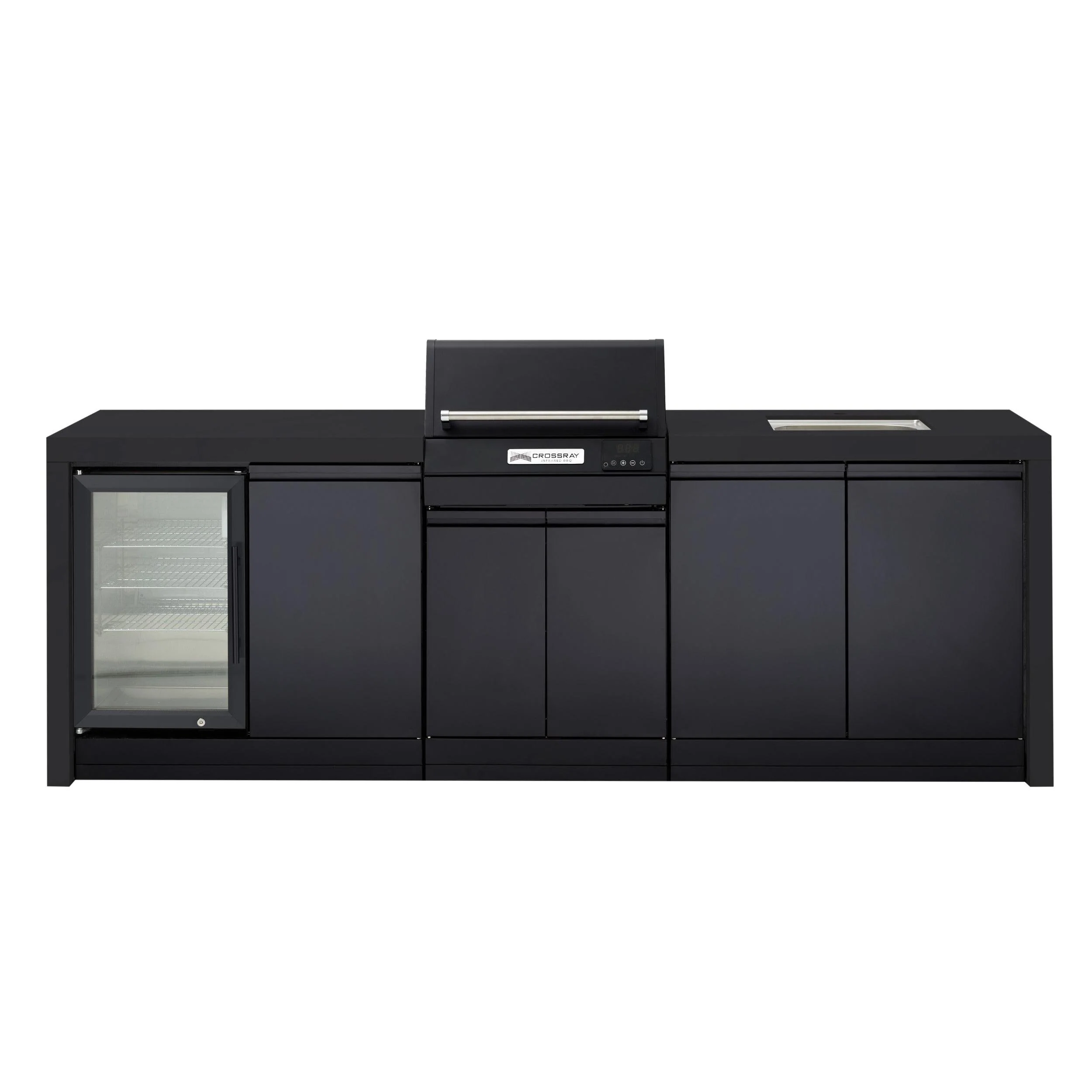 Crossray eXtreme Electric Outdoor Kitchen Black Bench - Image 5