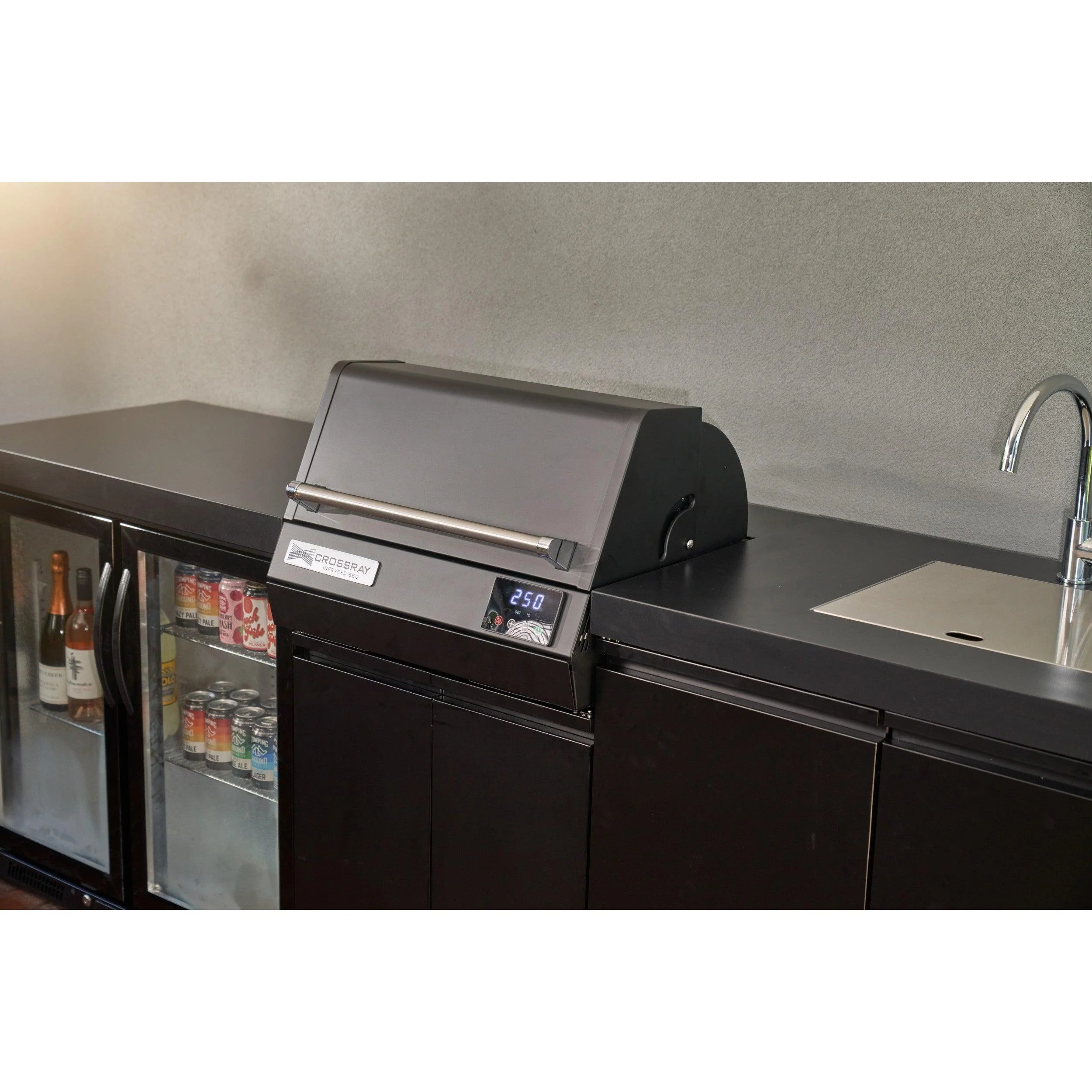 Crossray eXtreme Electric Outdoor Kitchen Black Bench - Image 8
