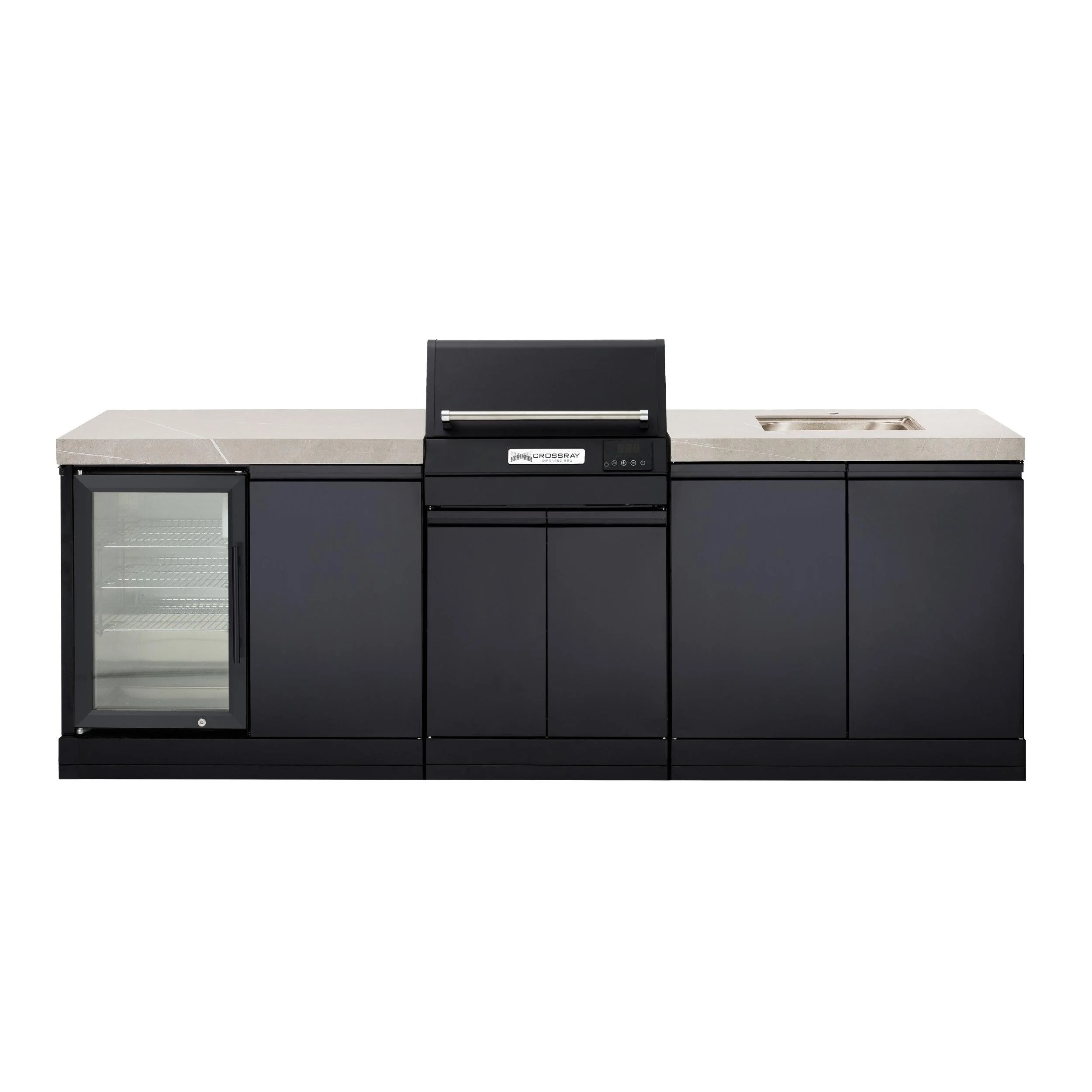 Crossray eXtreme Electric Outdoor Kitchen Grey Bench - Image 4
