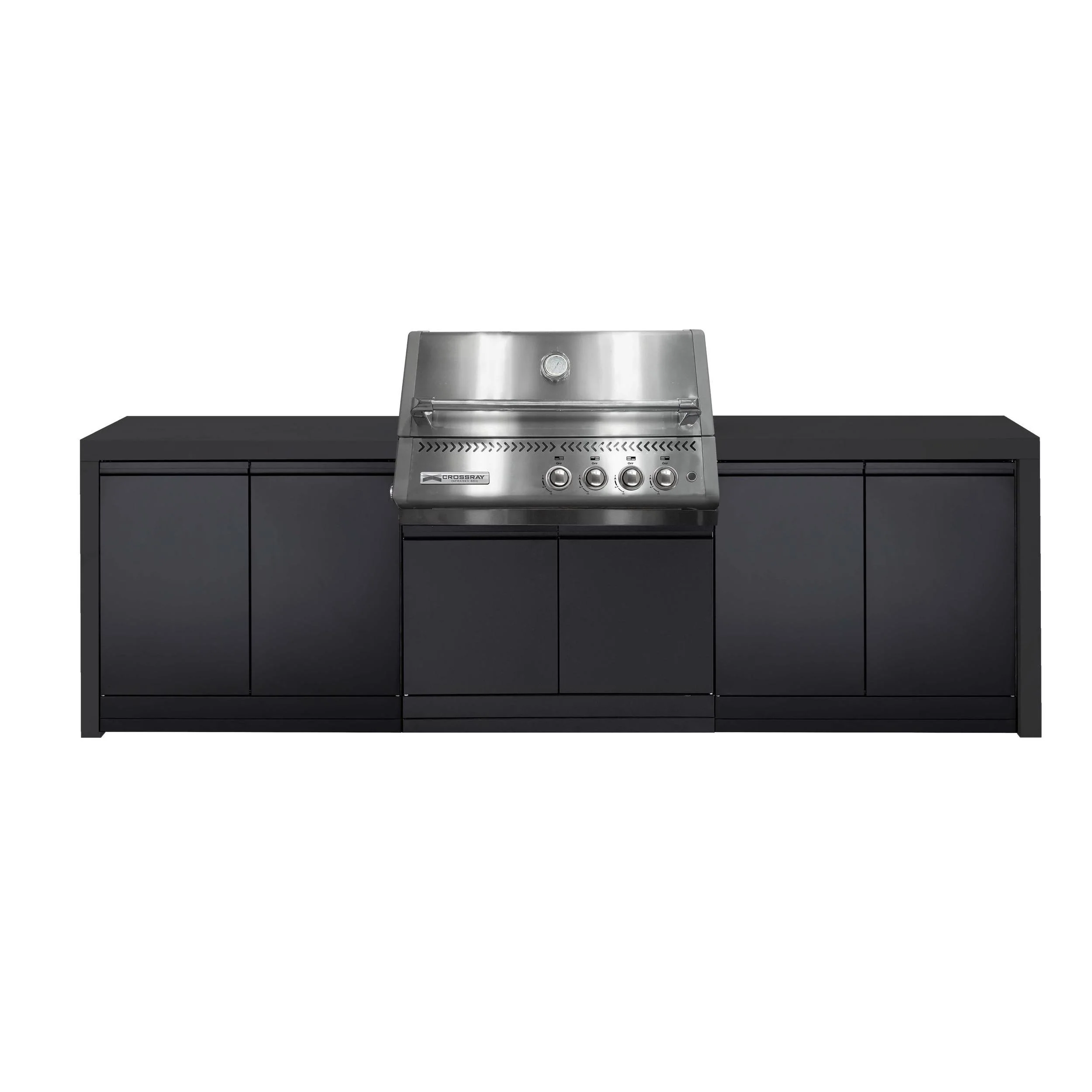 Crossray Premium Xplor Outdoor Kitchen Black Bench - Image 2