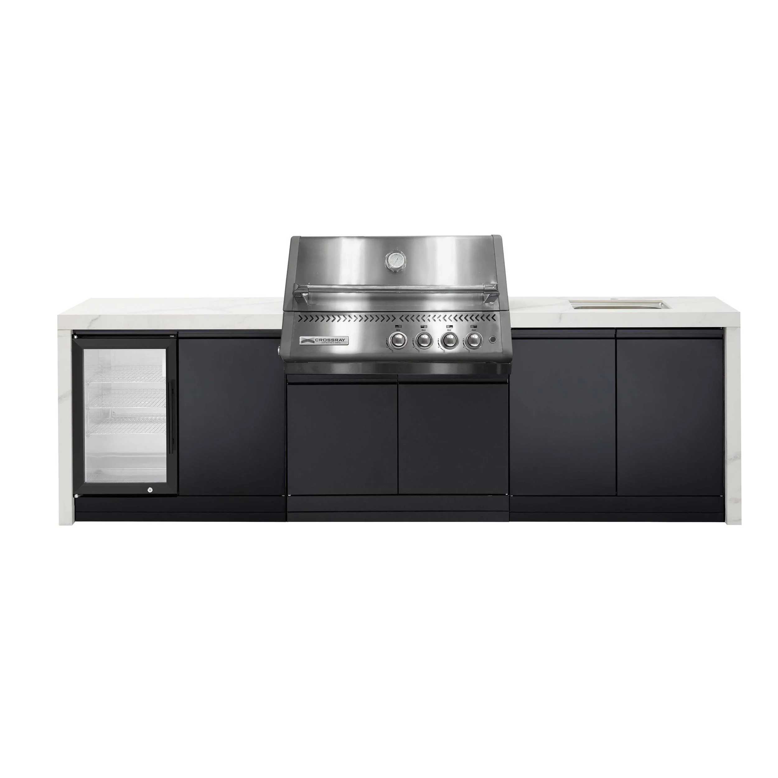 Crossray Premium Xplor Outdoor Kitchen White Bench - Image 5