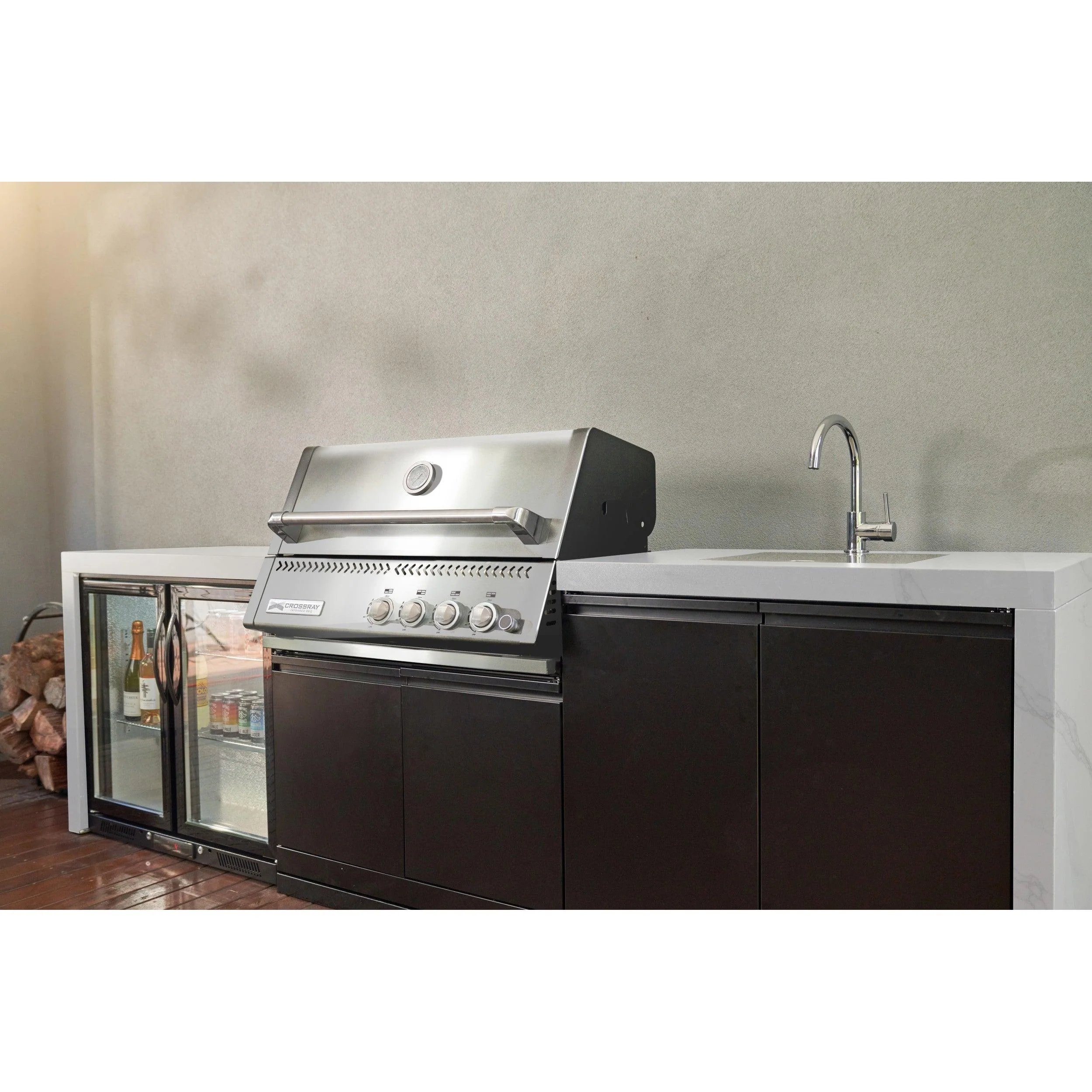 Crossray Premium Xplor Outdoor Kitchen White Bench - Image 9