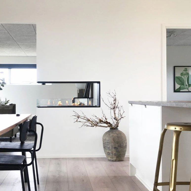 Decoflame Montreal Bay Ethanol Fireplace with Net Zero Burner - Image 3
