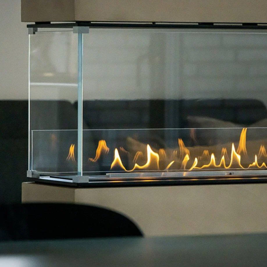 Decoflame Montreal Bay Ethanol Fireplace with Net Zero Burner - Image 5