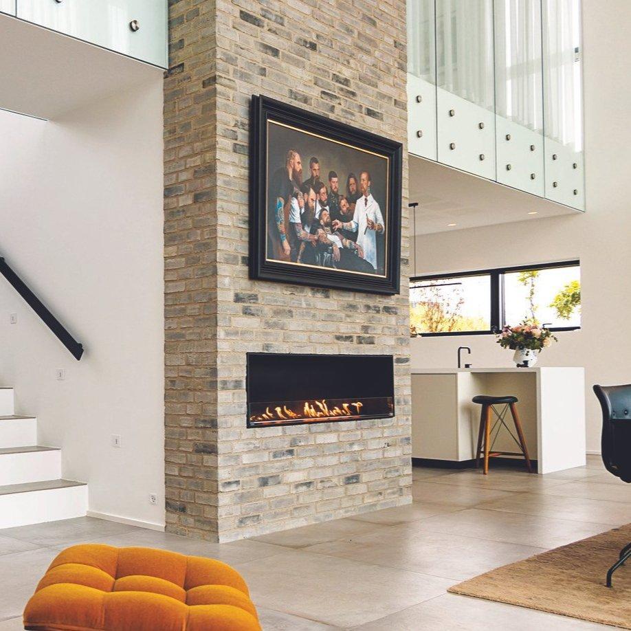 Decoflame Montreal Front Facing Ethanol Fireplace with Net Zero Burner - Image 3