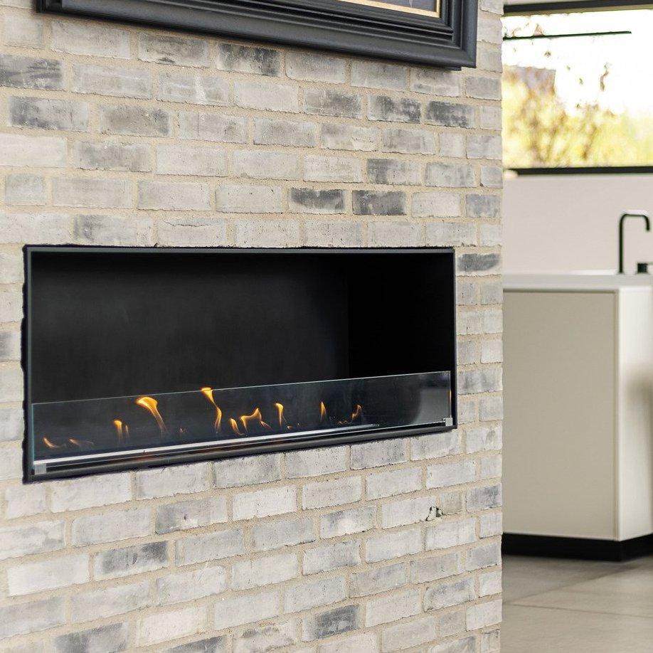 Decoflame Montreal Front Facing Ethanol Fireplace with Net Zero Burner - Image 6
