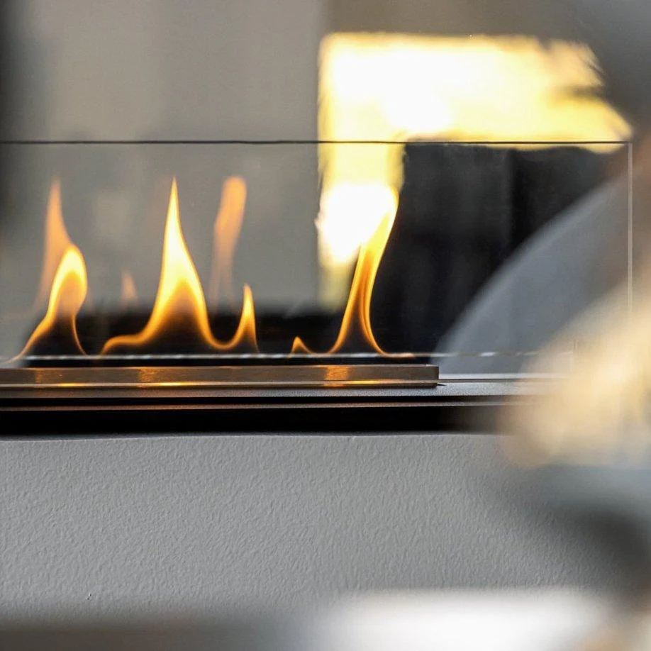 Decoflame Montreal Tunnel Ethanol Fireplace with Net Zero Burner - Image 6