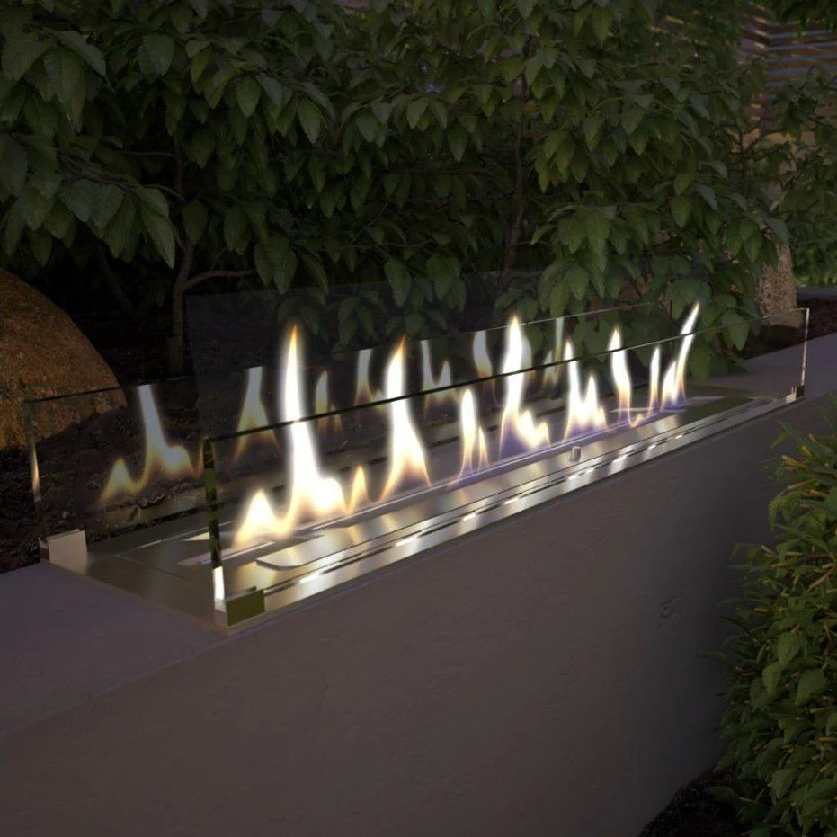 Decoflame Outdoor Net Zero Manual 980mm Built-in Ethanol Fireplace - Image 3