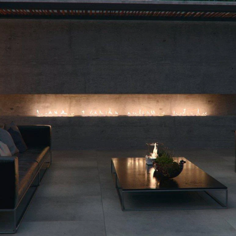 Decoflame Outdoor Net Zero Manual 980mm Built-in Ethanol Fireplace - Image 4