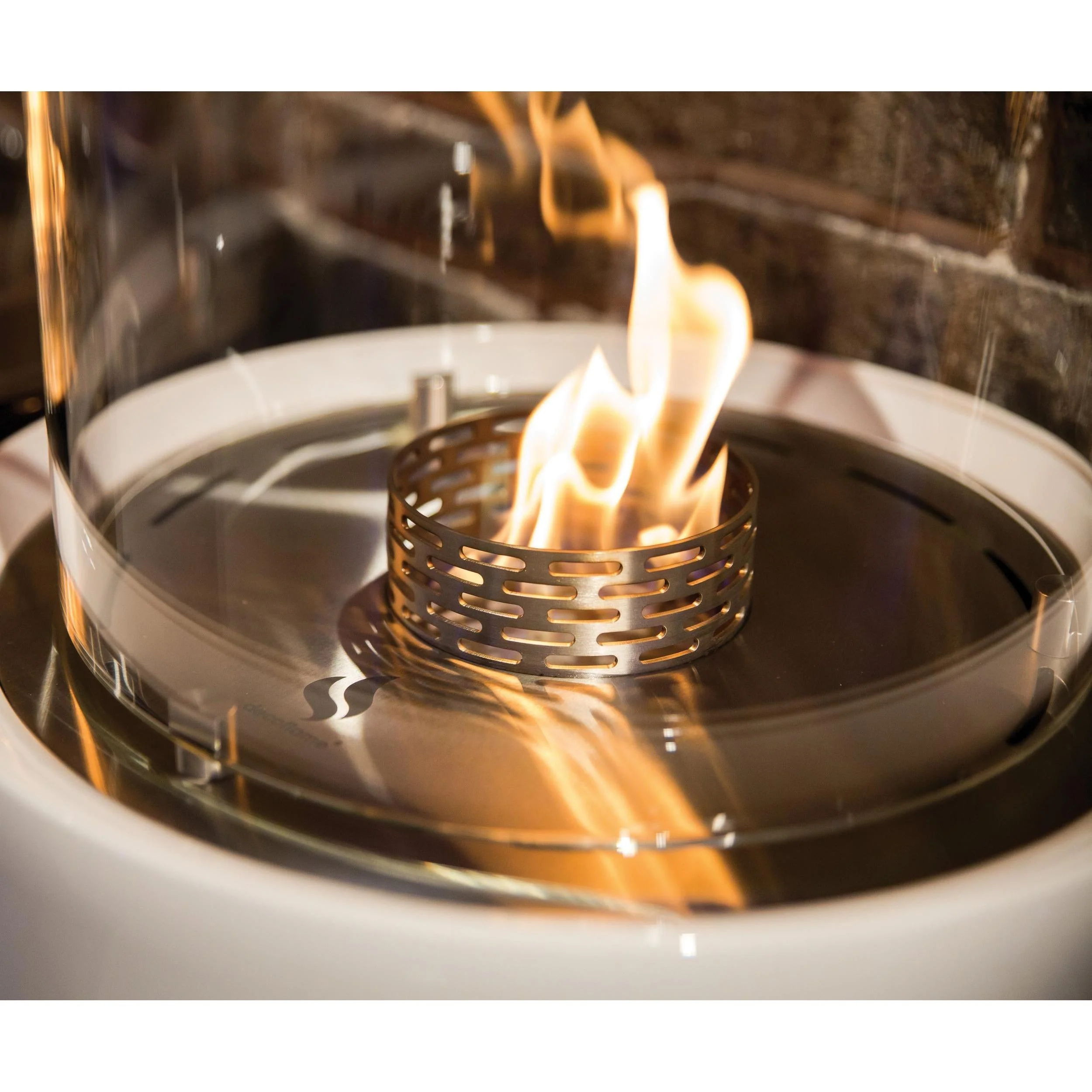 Decoflame Outdoor Net Zero Manual Nice Round Freestanding Ethanol Fireplace - Image 3
