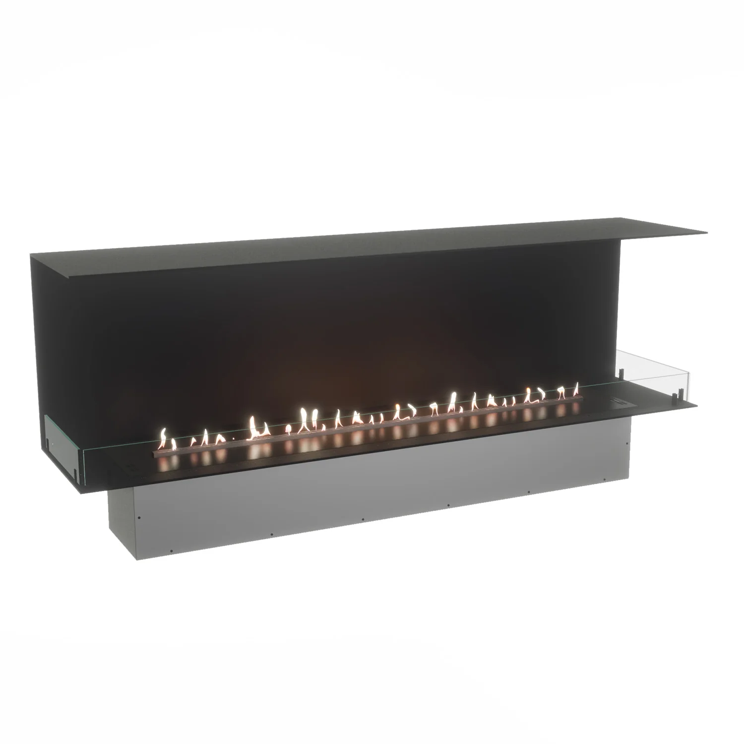 Foco Three 1800 Triple Sided Ethanol Fireplace (Made to Order) - Image 3