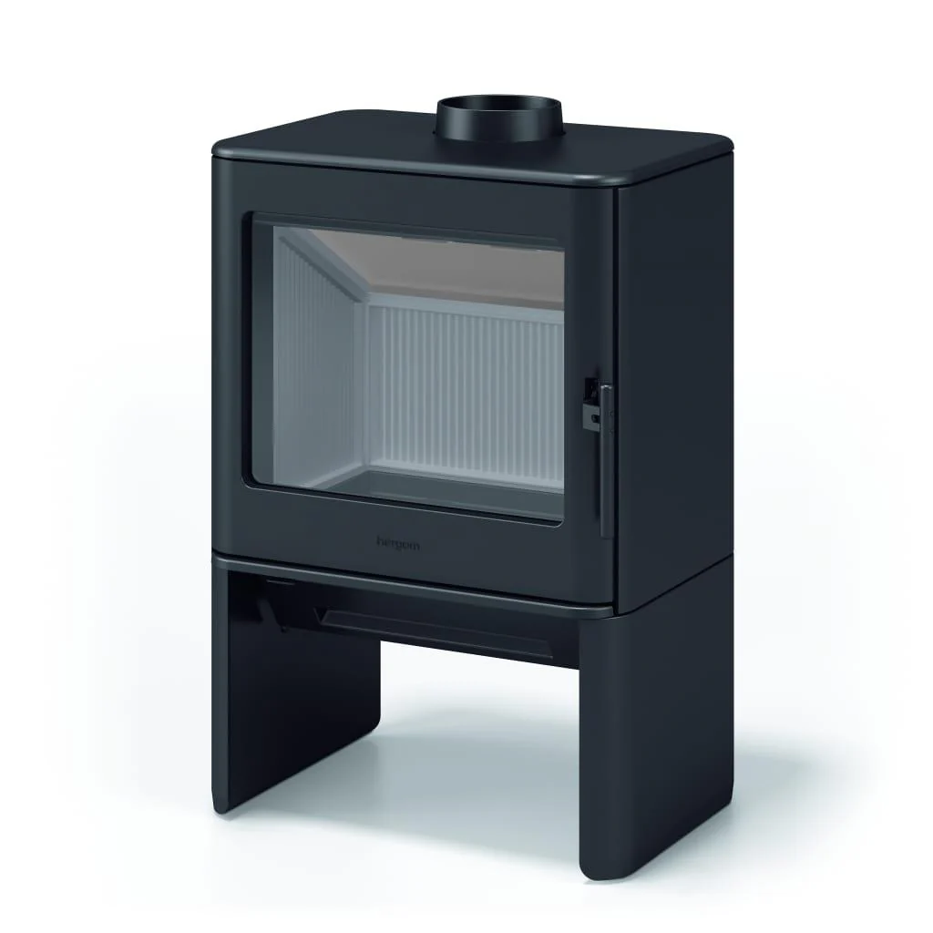 Hergom E-40 Freestanding Wood Fireplace - Image 4