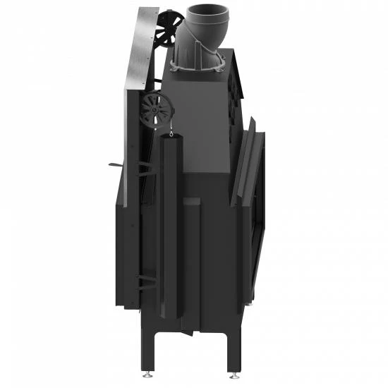 Hestia 1200 Guillotine Tunnel Wood Fireplace - Image 3