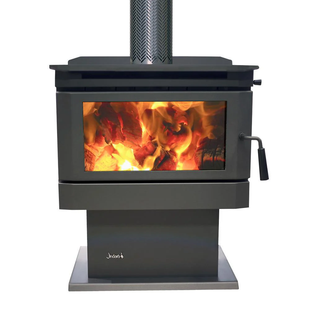 Jindara Riverina Freestanding Wood Fireplace - Image 2