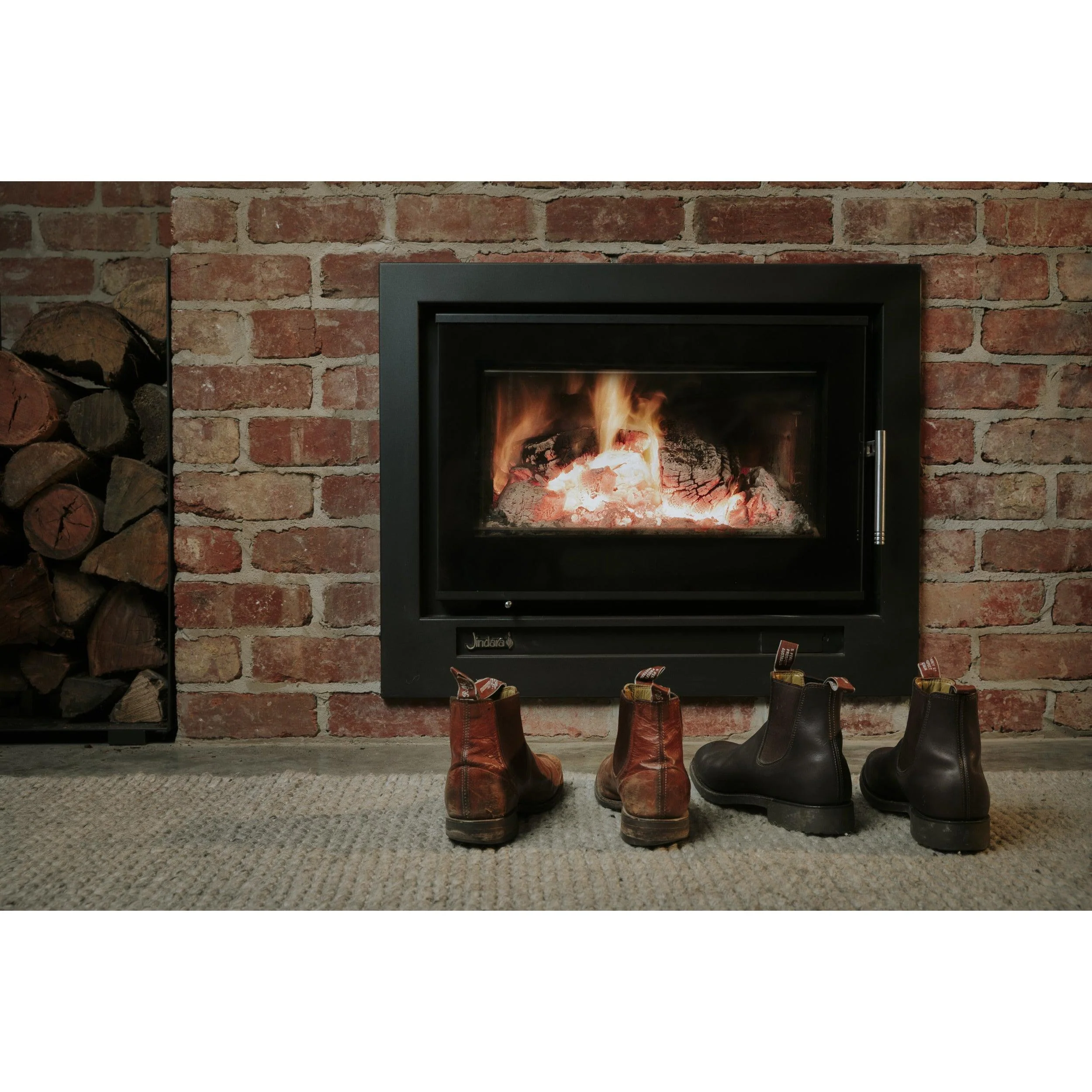Jindara Tilga In-Built Masonry Wood Fireplace - Image 3