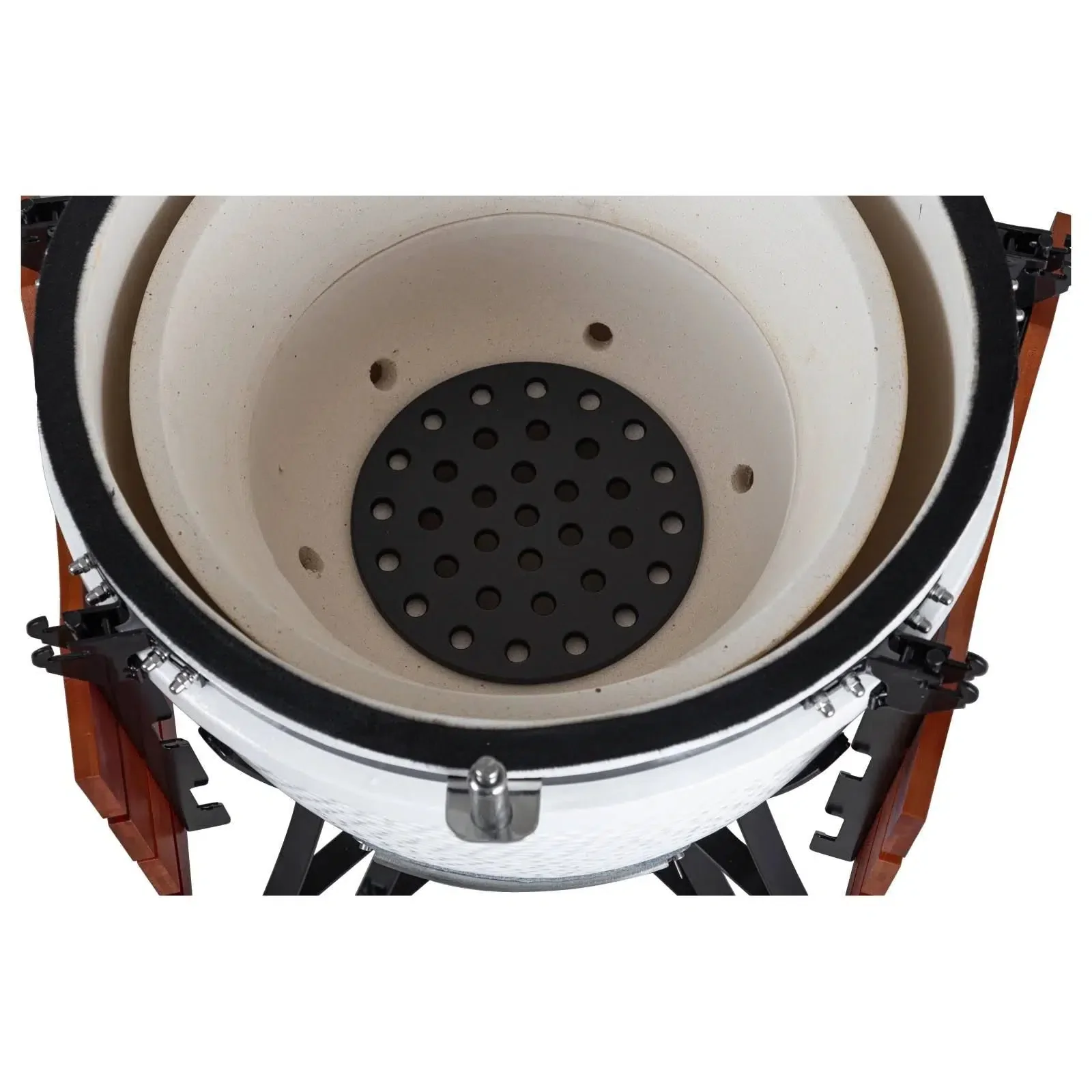 Kamado Devil 26" White Ceramic BBQ - Image 13