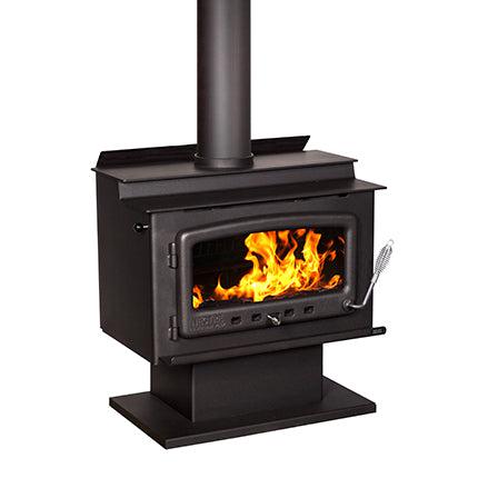 Nectre Mk1 Wood Fireplace with Pedestal - Image 4