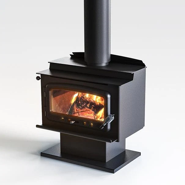 Nectre Mk1 Wood Fireplace with Pedestal - Image 5