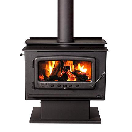 Nectre Mk2 Wood Fireplace with Pedestal - Image 4