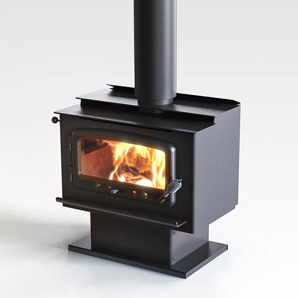 Nectre Mk2 Wood Fireplace with Pedestal - Image 6