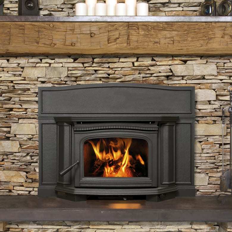 Pacific Energy Alderlea T5 Metallic Black Inbuilt Wood Fireplace - Image 2