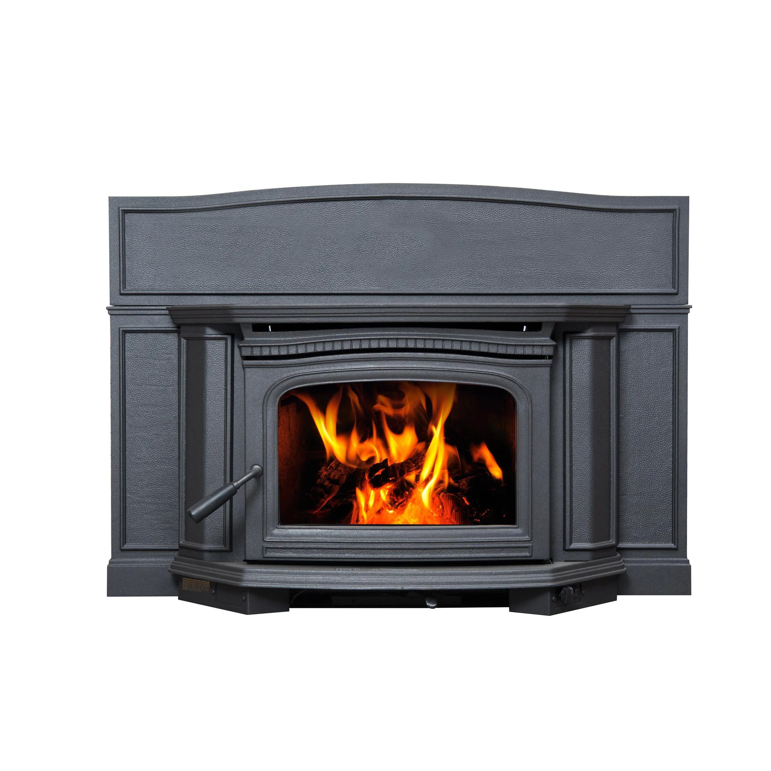 Pacific Energy Alderlea T5 Metallic Black Inbuilt Wood Fireplace - Image 3