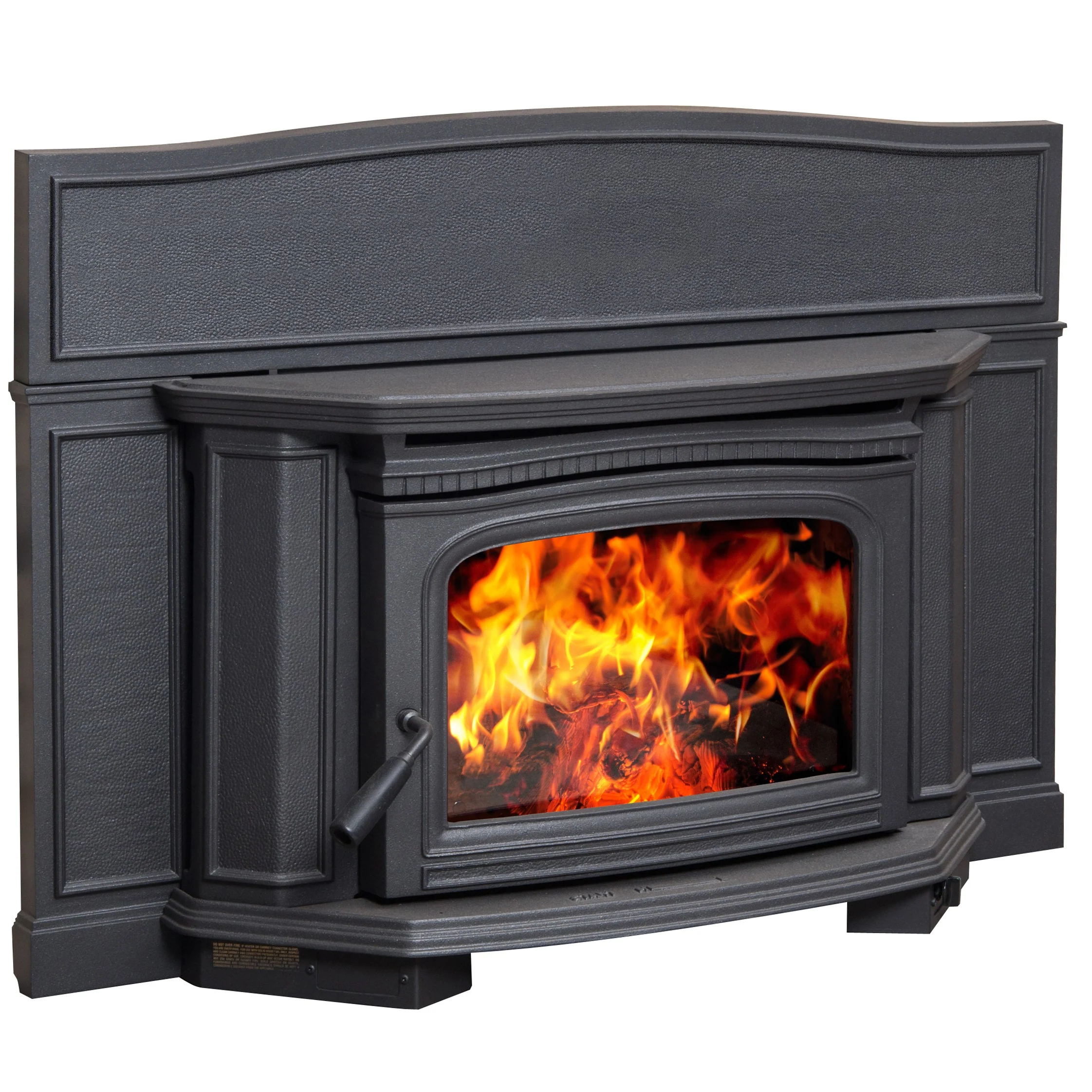 Pacific Energy Alderlea T5 Metallic Black Inbuilt Wood Fireplace - Image 4