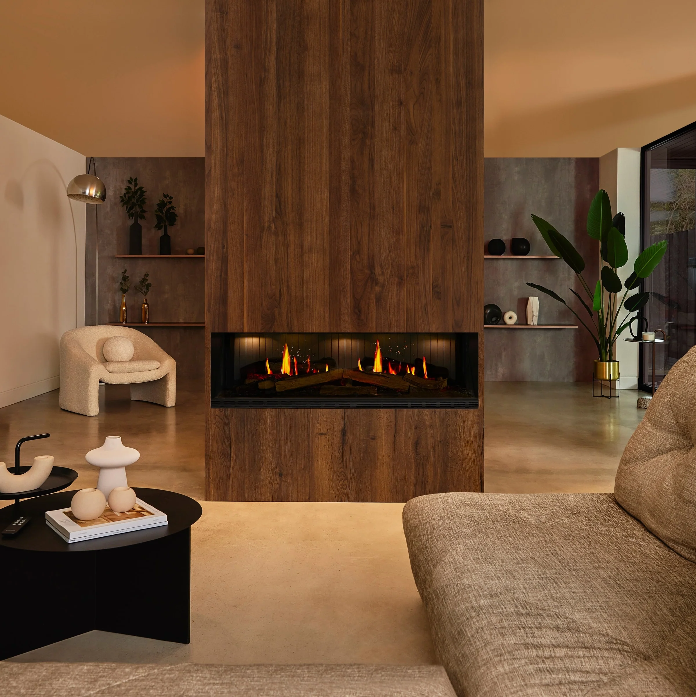 Real Flame Vista 700 Single Sided Electric Fireplace - Image 2