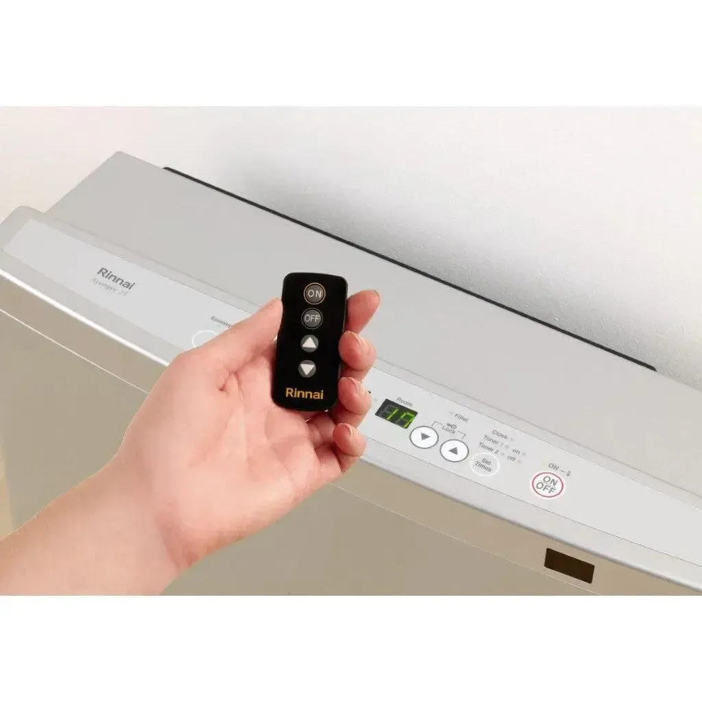 Rinnai Avenger 25 Portable Gas Heater Platinum Silver - Image 4
