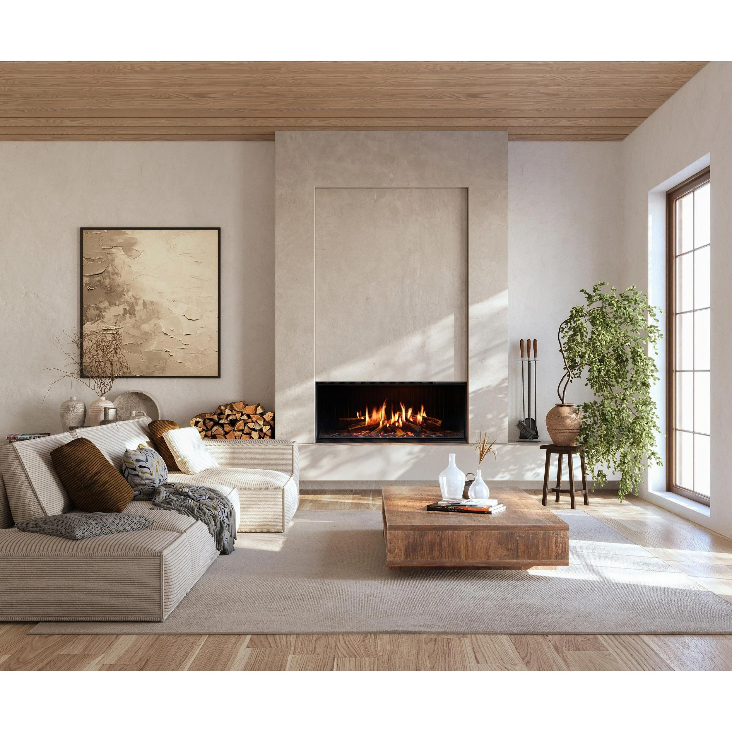 Rinnai EL1000 2kW Electric Fireplace - Image 4