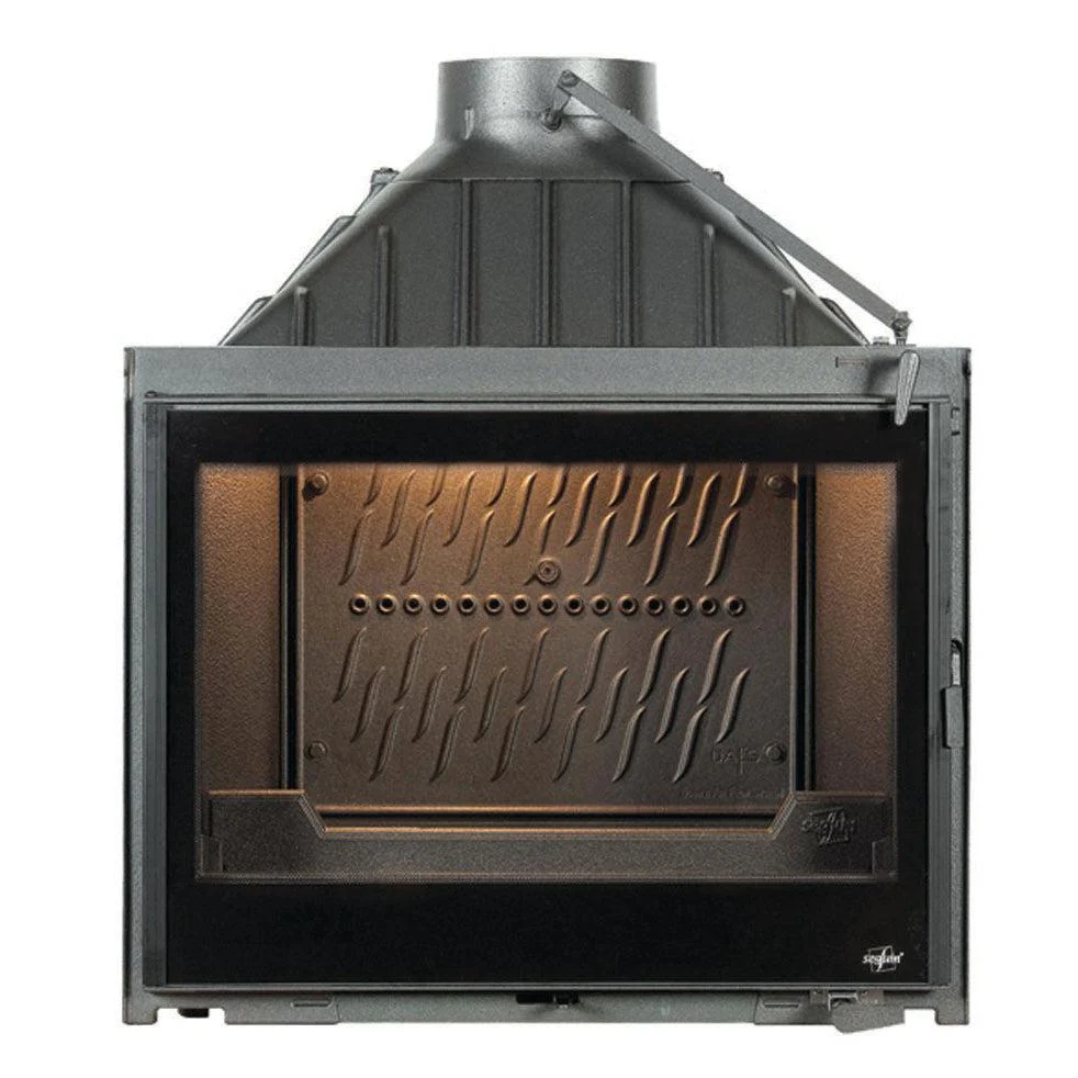 Seguin Europa 7 Wood Fireplace With Black Line Glass & Swing Door - Image 7