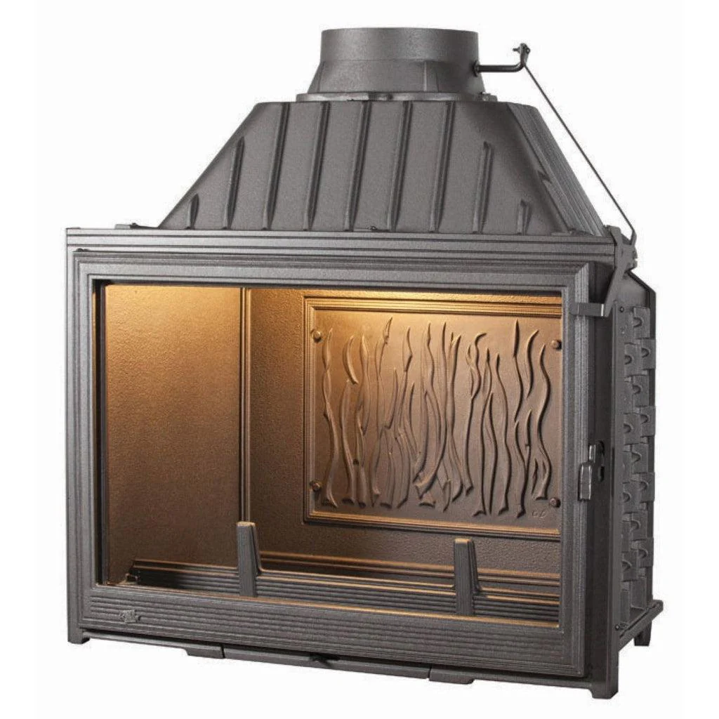 Seguin Super 9 Wood Fireplace With Swing Door - Image 7